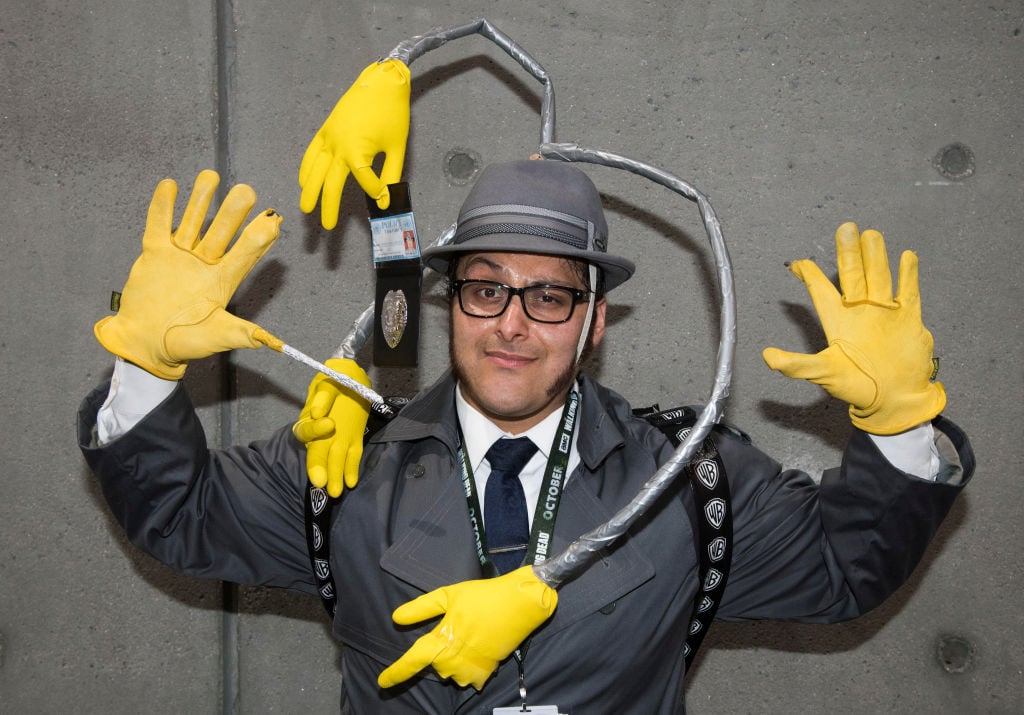 Salvador Solos as Inspector Gadget at San Diego Comic-Con 2018