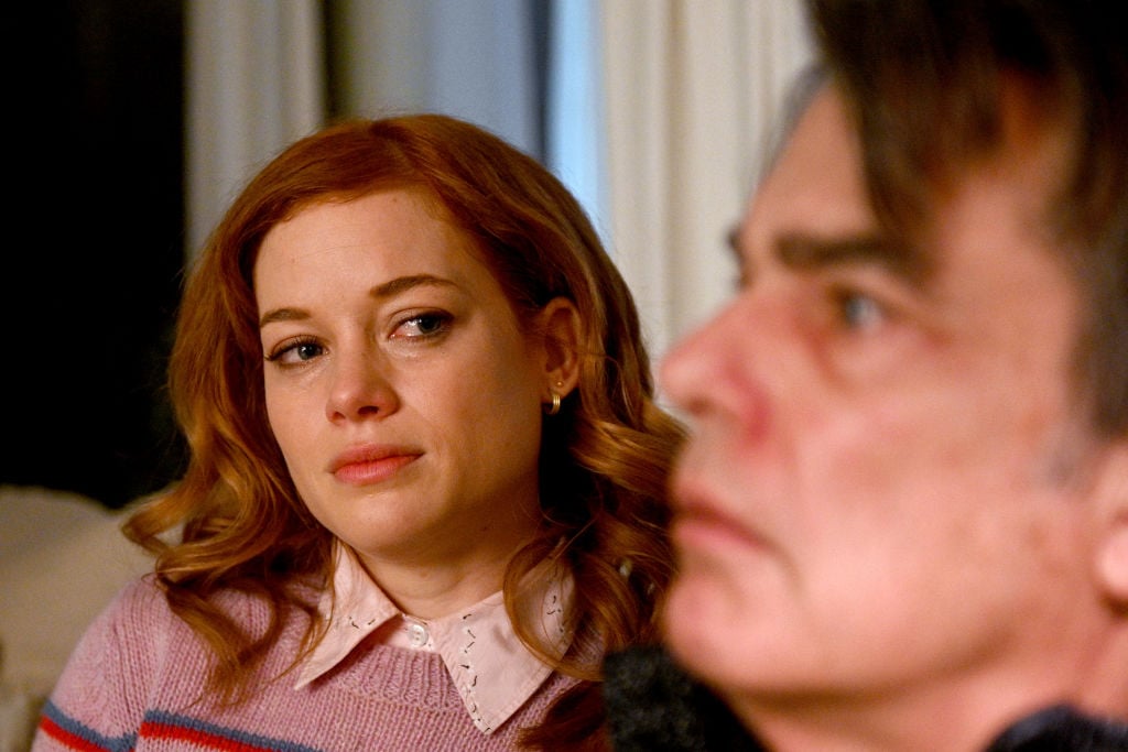 Jane Levy and Peter Gallagher | Sergei Bachlakov/NBC/NBCU Photo Bank via Getty Images