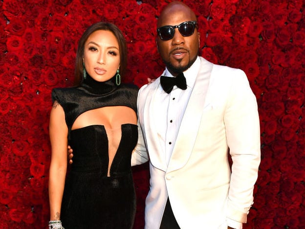 Jeannie Mai and Jeezy on the red carpet at an event in October 2019