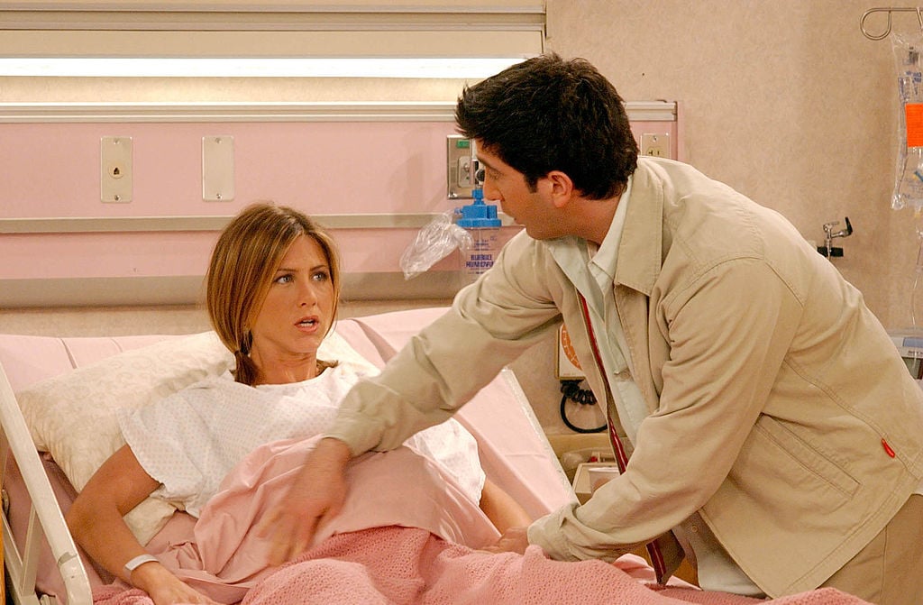 Jennifer Aniston and David Schwimmer