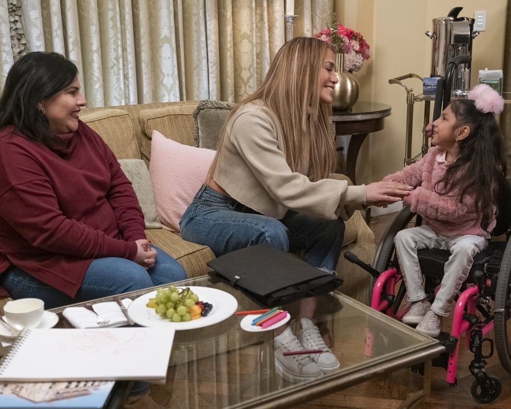 Jennifer Lopez with Rosalia and Zoe