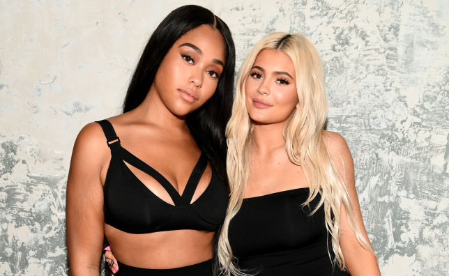 Jordyn Woods and Kylie Jenner at an event in August 2018