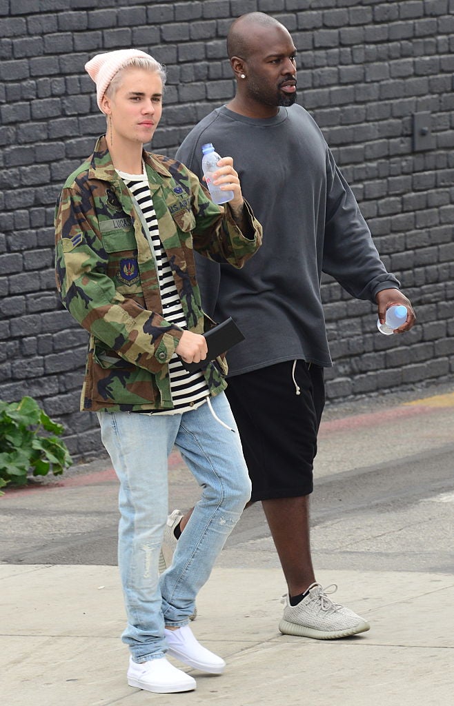 Justin Bieber and Corey Gamble