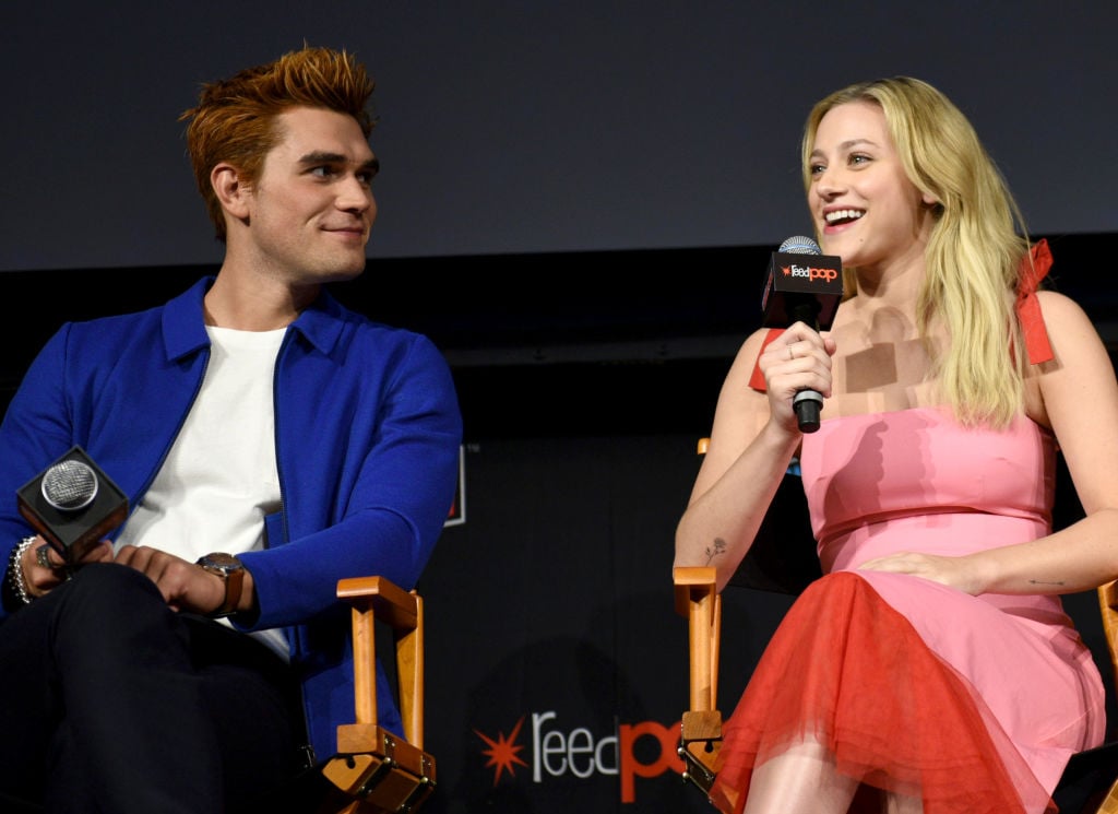 KJ Apa and Lili Reinhart who play Archie Andrews and Betty Cooper on Riverdale at New York Comic Con 2018 -  Day 4