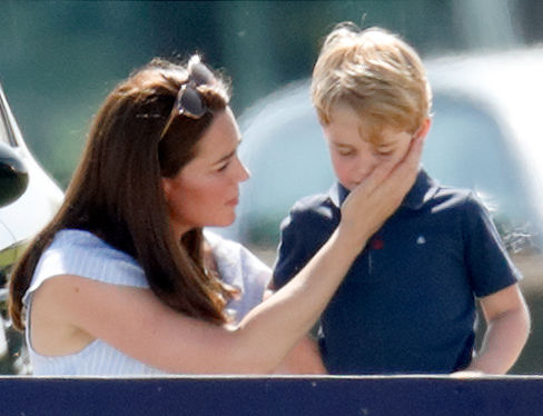 Prince George and Kate Middleton, 2018