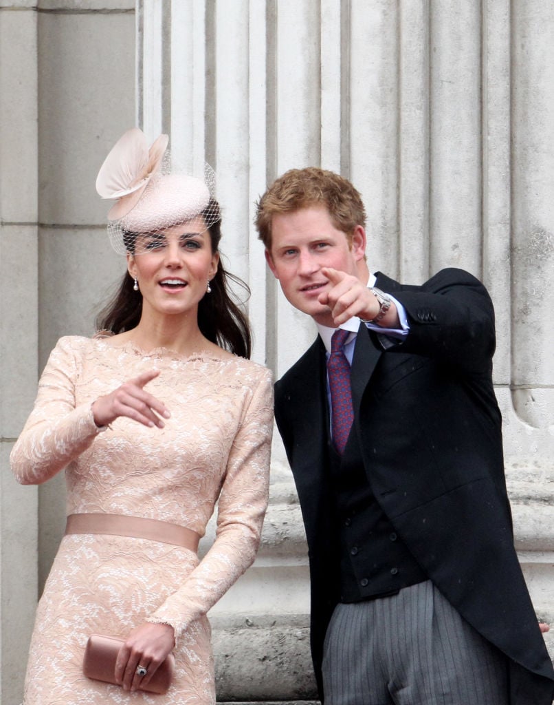 Prince Hary and Kate Middleton in 2012