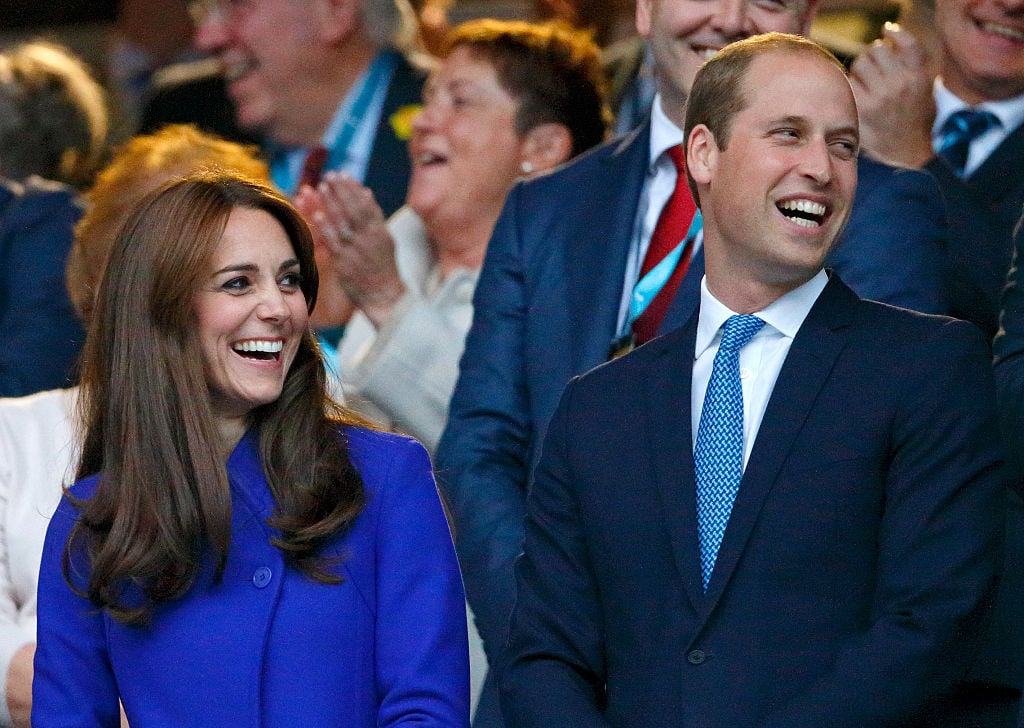 Kate Middleton and Prince William attend the Opening Ceremony and first match of the Rugby World Cup 2015