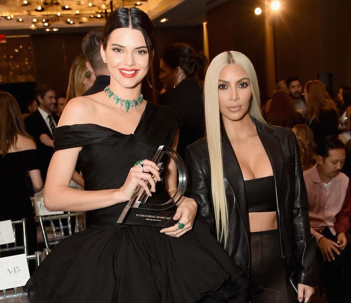 Kendall Jenner and Kim Kardashian West