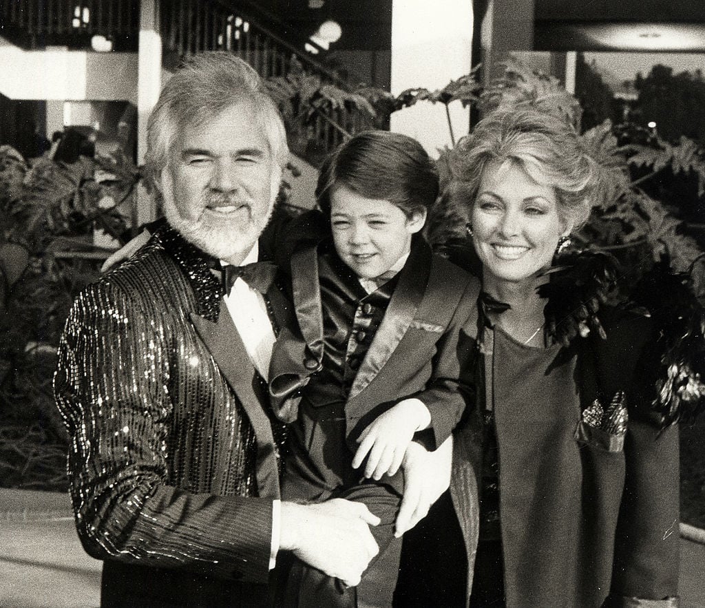 Kenny Rogers with his son and wife Marianne Gordon |  Ron Galella/Ron Galella Collection via Getty Images