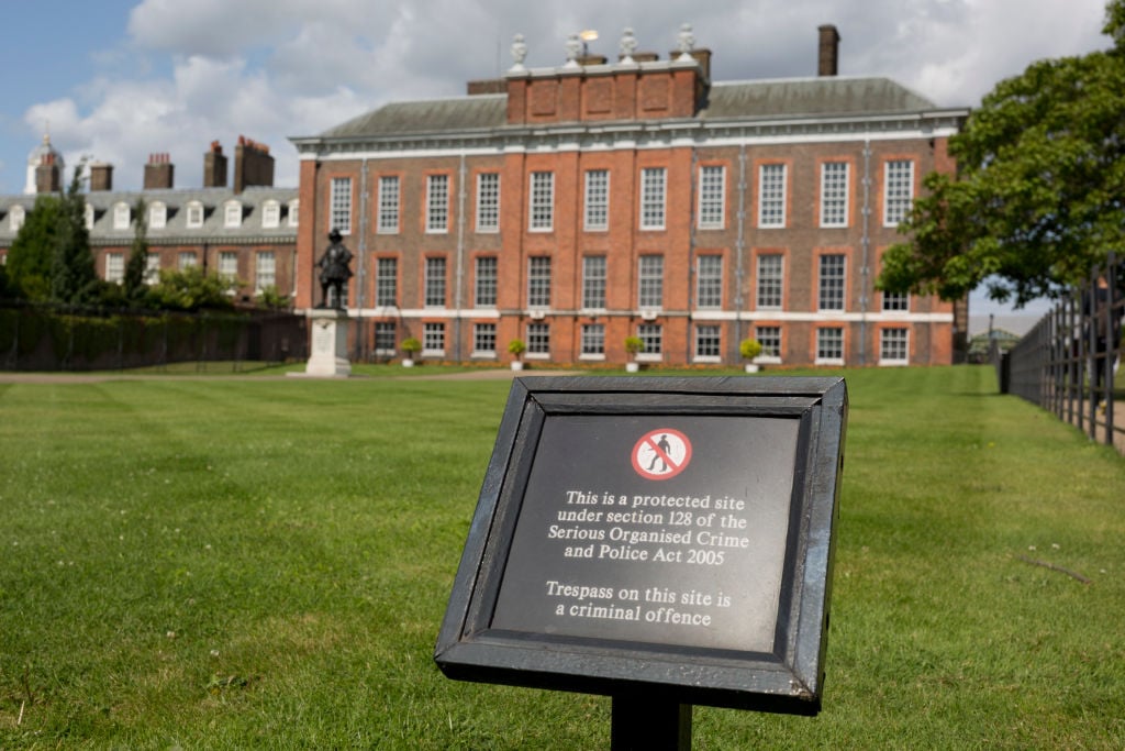 The exterior of Kensington Palace | Richard Baker / In Pictures via Getty Images