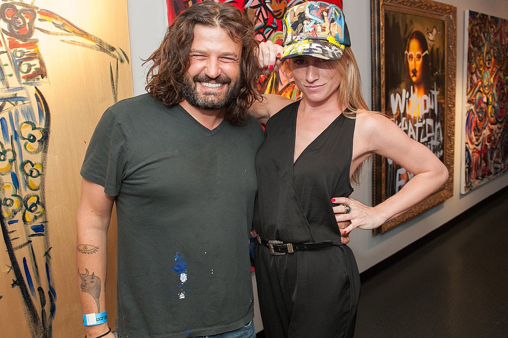 Artist Domingo Zapata and curator Kerri Lisa of Bravo's "Gallery Girls"