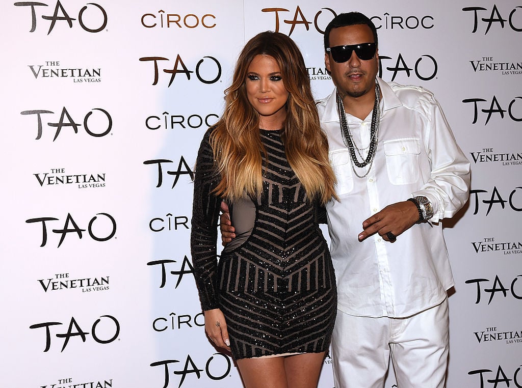 Khloé Kardashian and French Montana at a club in July 2014