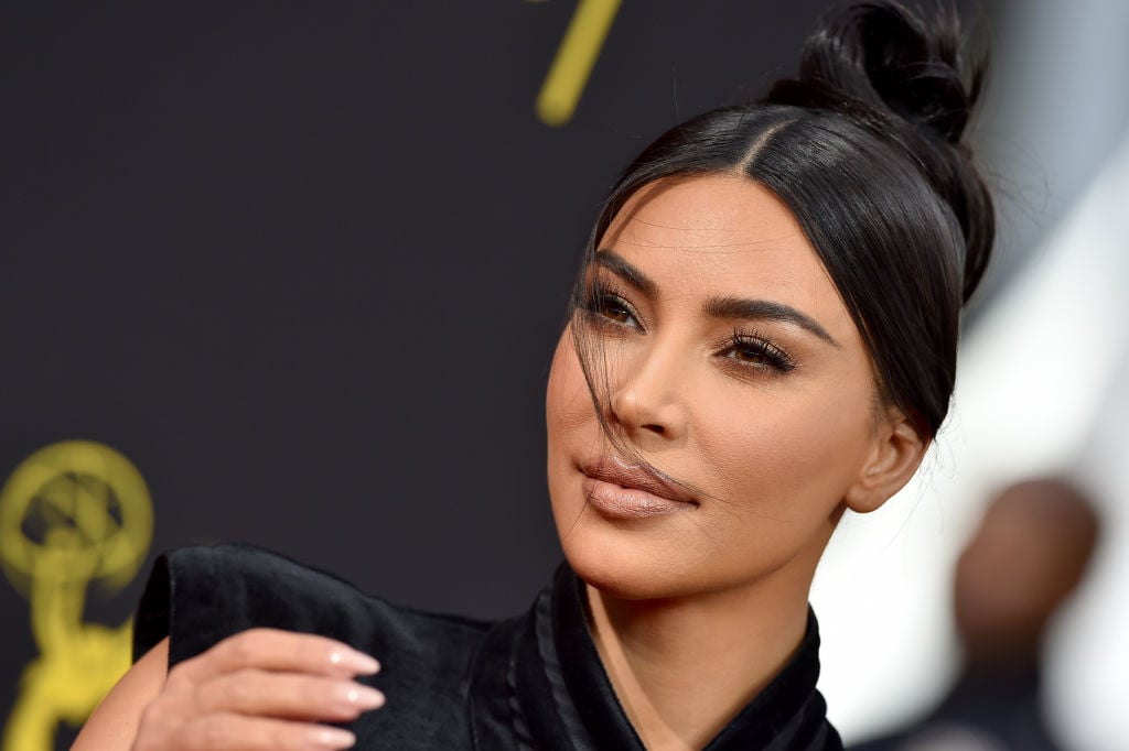 Kim Kardashian West on the red carpet at an award show in September 2019
