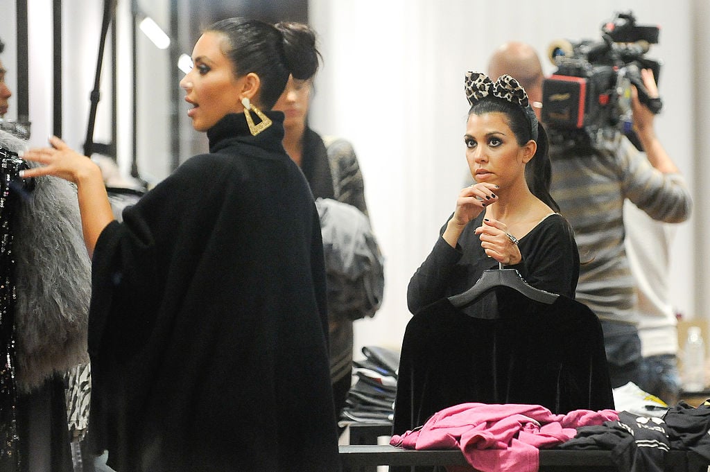 Kim Kardashian West and Kourtney Kardashian