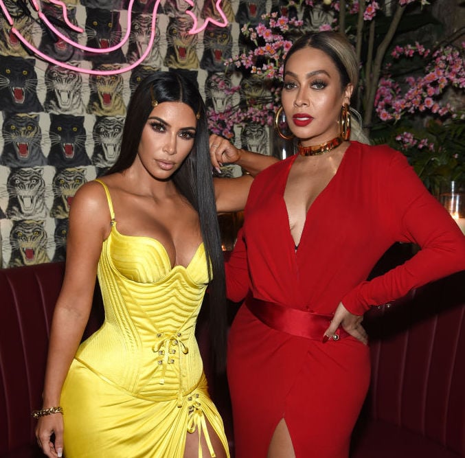 Kim Kardashian West and Lala Anthony