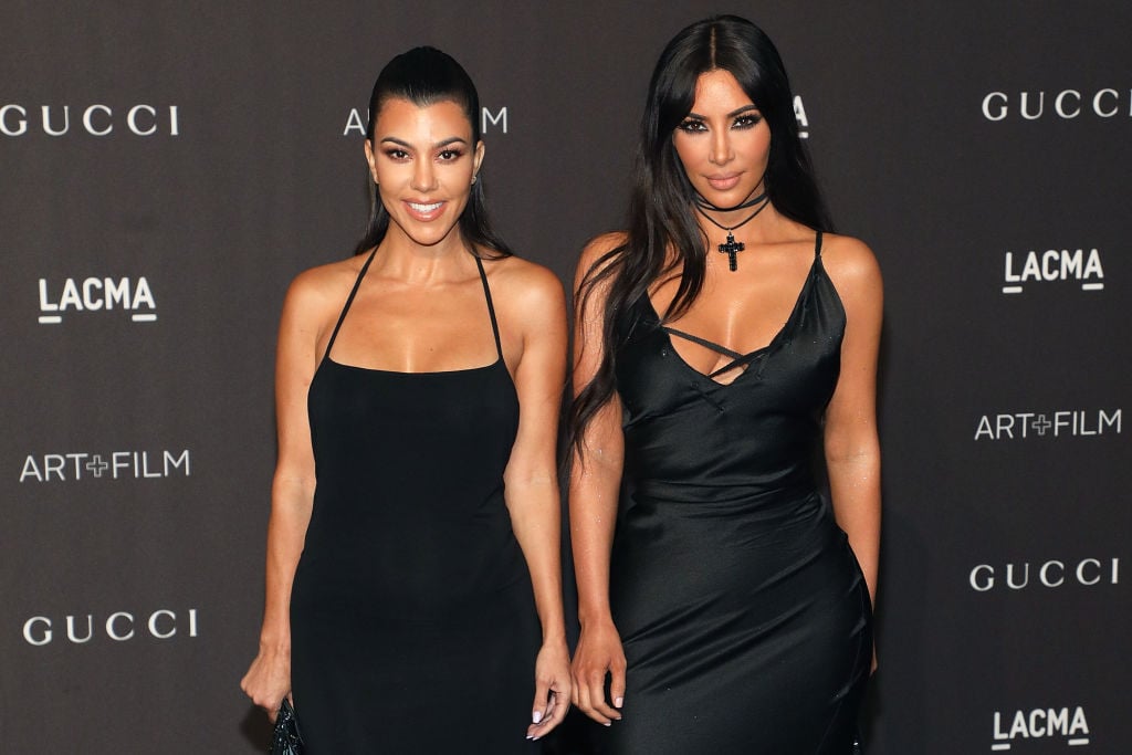 Kourtney Kardashian and Kim Kardashian West