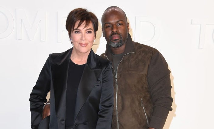Kris Jenner and Corey Gamble at an event in February 2020 in Hollywood, California