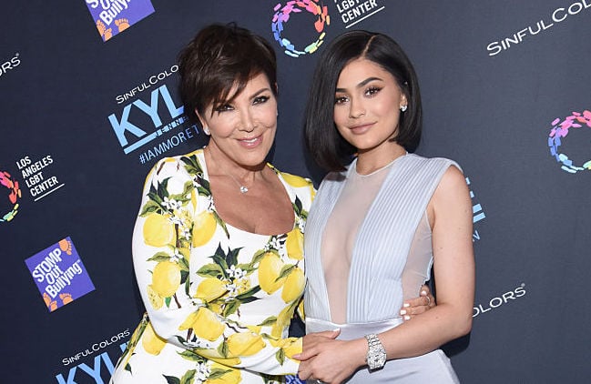 Kris Jenner and Kylie Jenner at an event in July 2016