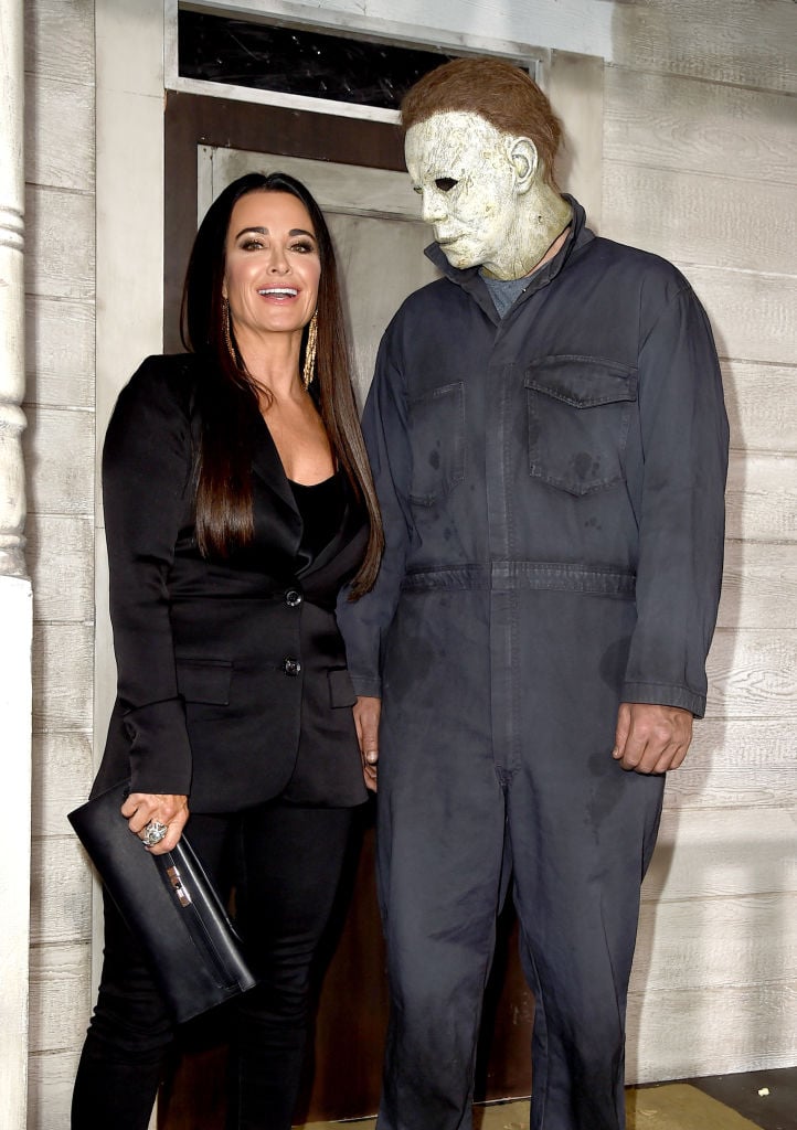 Kyle Richards arrives at the premiere of Universal Pictures' "Halloween"
