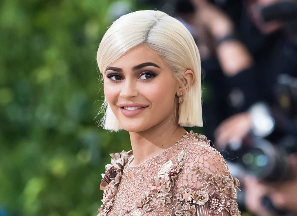 Kylie Jenner on the red carpet at the 2017 Met Gala