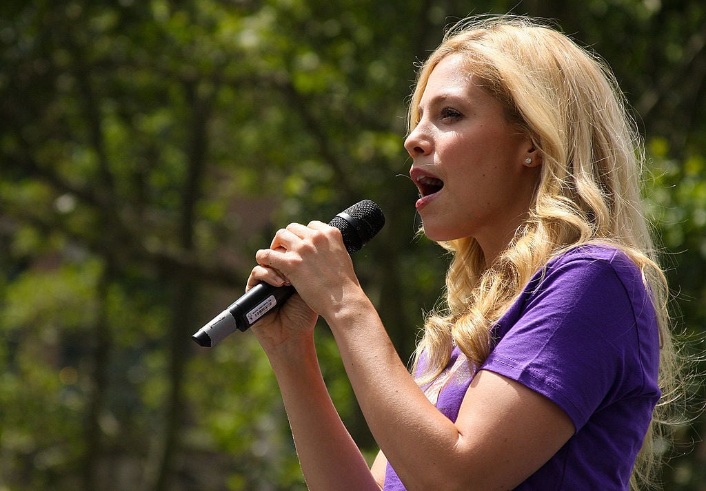 Leigh Ann Larkin from the cast of A Little Night Music performs at 106.7 Lite FM presents Broadway in Bryant Park in New York City back in 2010. | Janette Pellegrini/WireImage