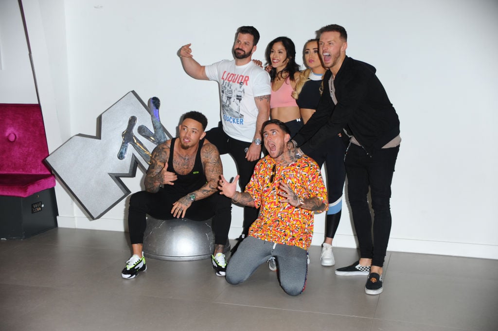 Johnny 'Bananas' Devenanzio, Nany Gonzalez, Georgia Harrison, Kyle Christie, Ashley Cain, and Stephen Bear for 'The Challenge' 