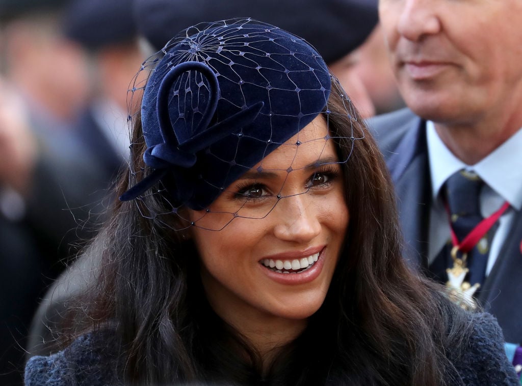 Meghan Markle in navy blue