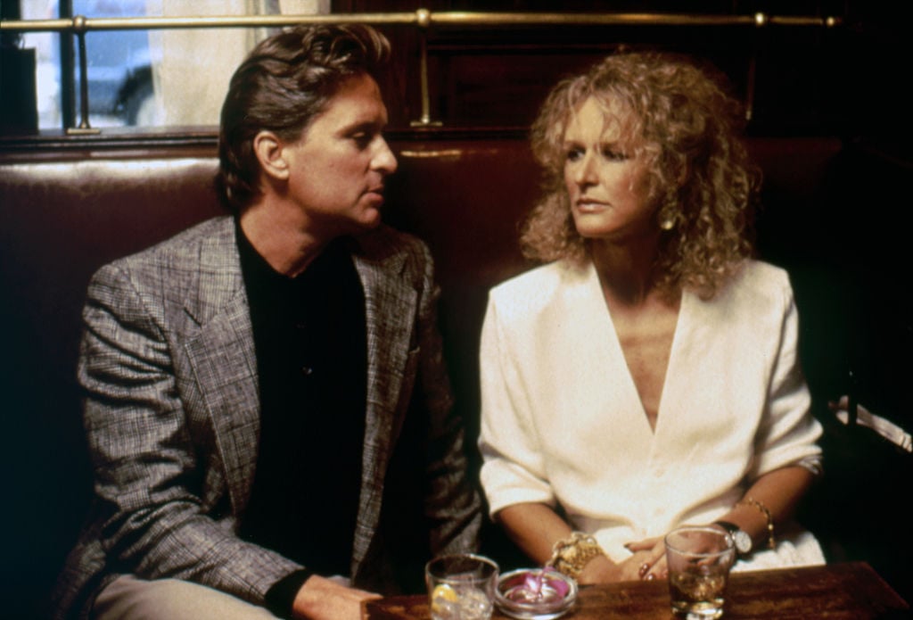 Michael Douglass and Glenn Close in 'Fatal Attraction'