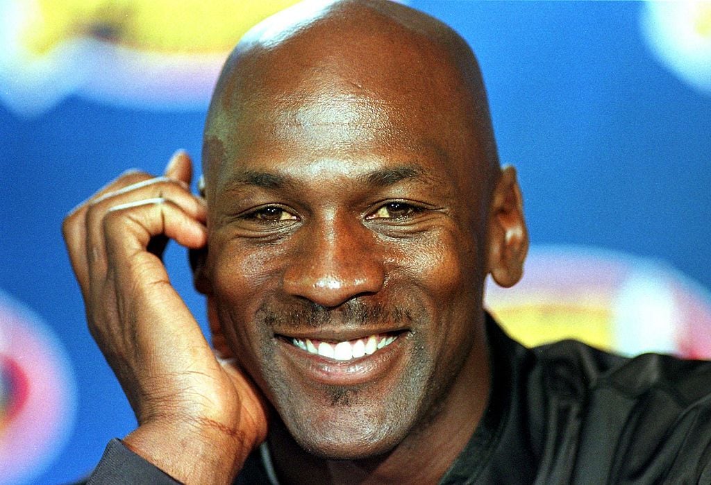 Michael Jordan smiling