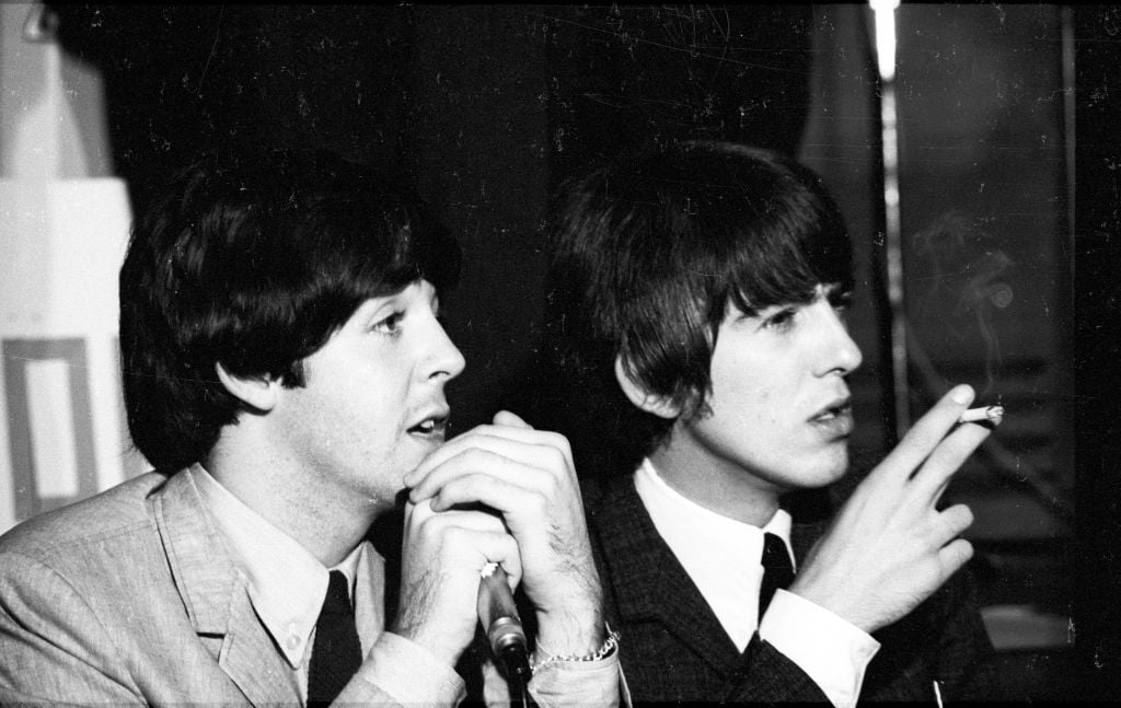 Paul McCartney and George Harrison