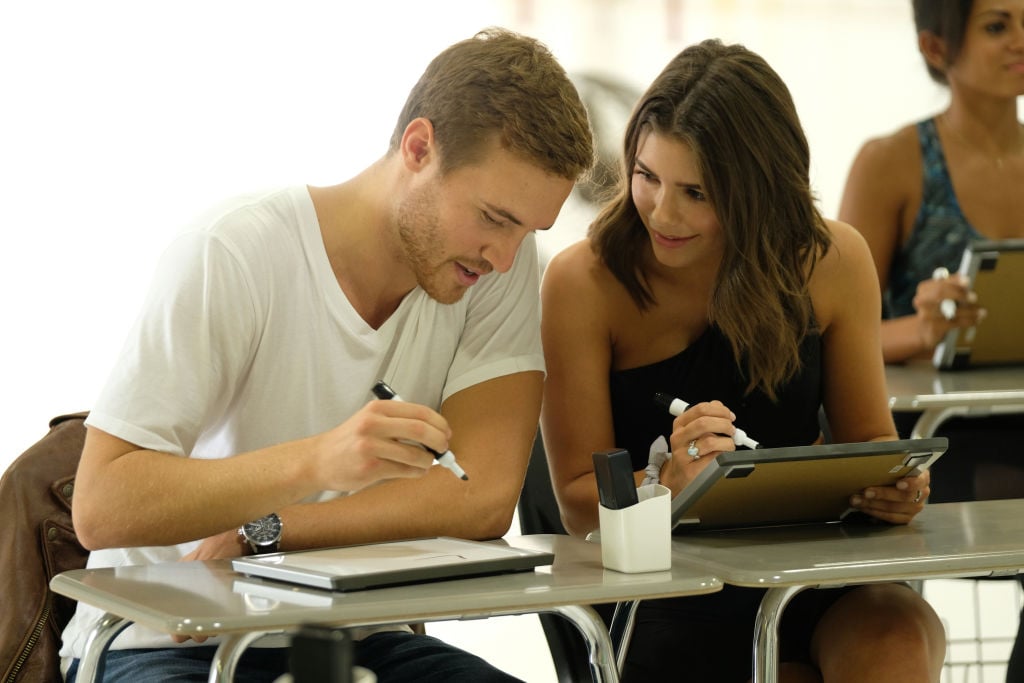 Peter Weber and Hannah Ann Sluss | John Fleenor via Getty Images