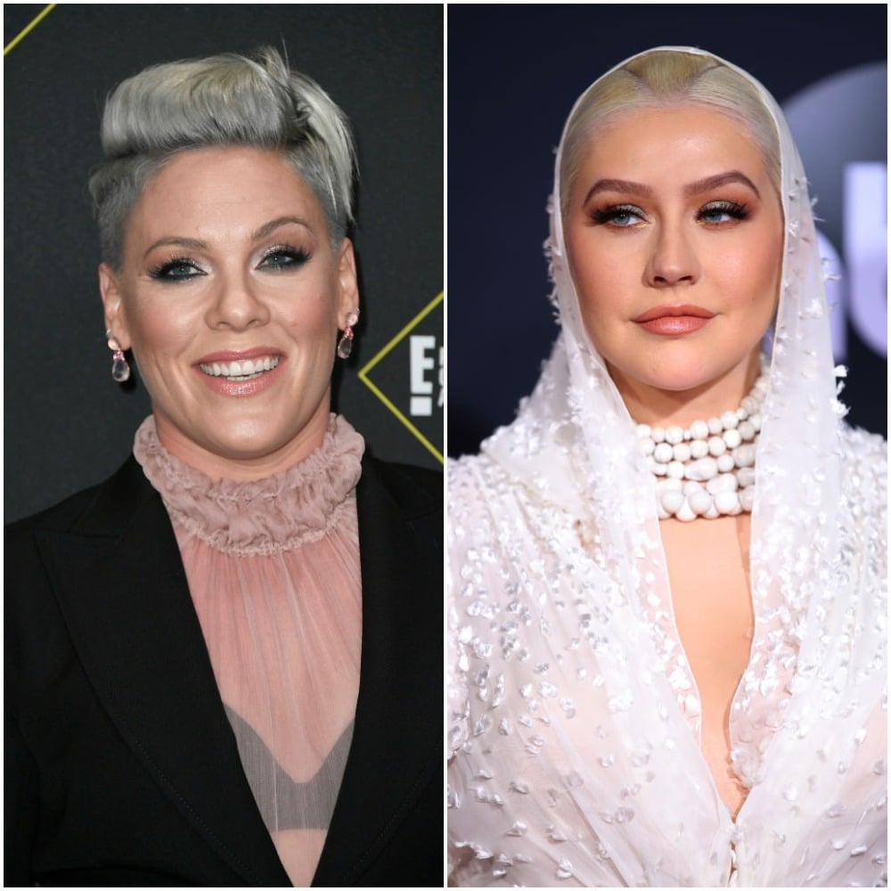 Pink and Christina Aguilera 