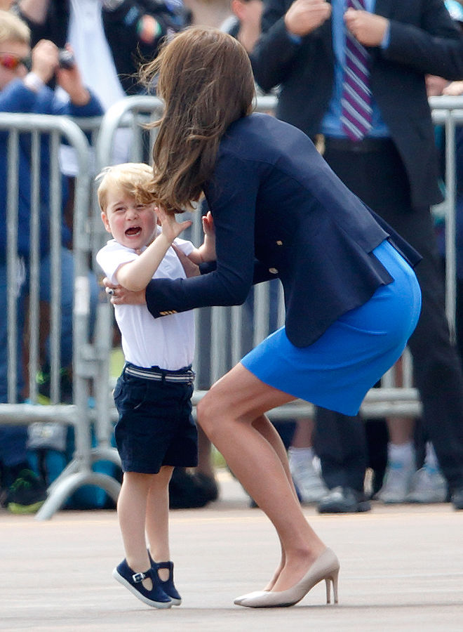 Prince George and Kate Middleton, 2016