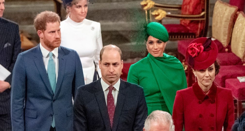 Prince Harry, Meghan Markle, Prince William, and Kate Middleton