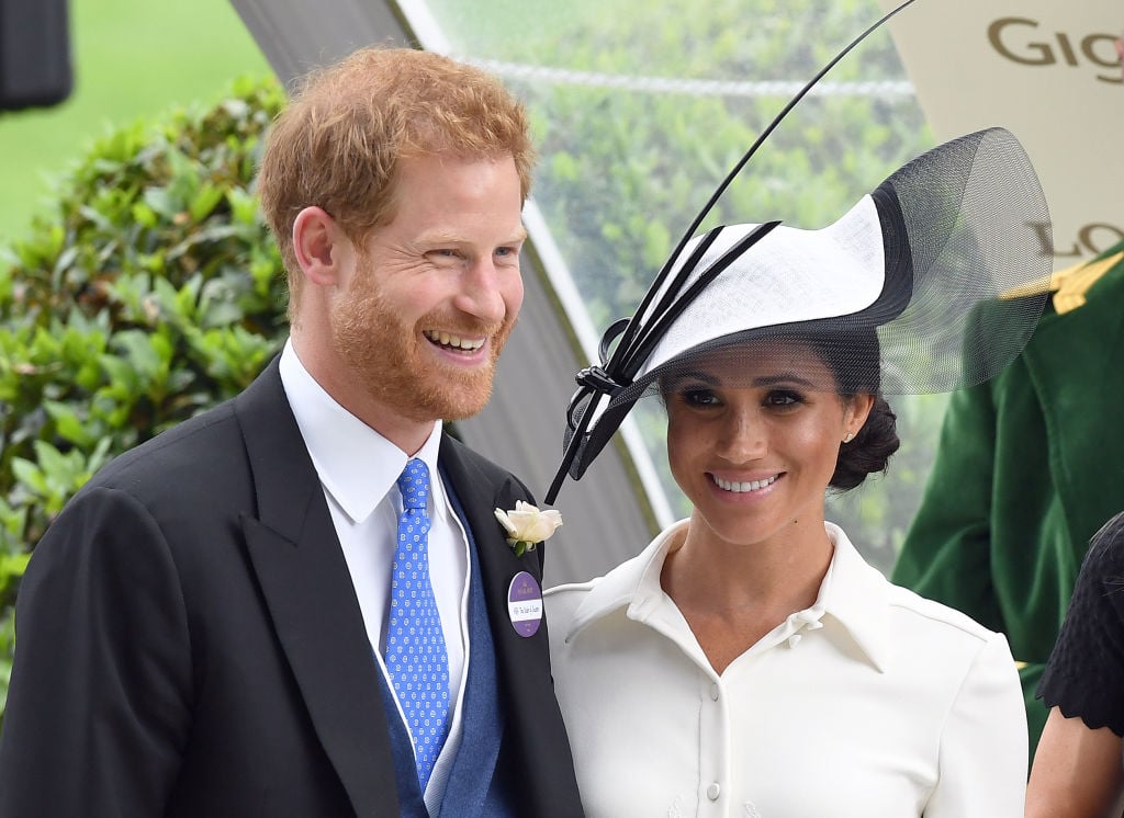 Prince Harry and Meghan, Duchess of Sussex attend the first day of Royal Ascot on June 19, 2018