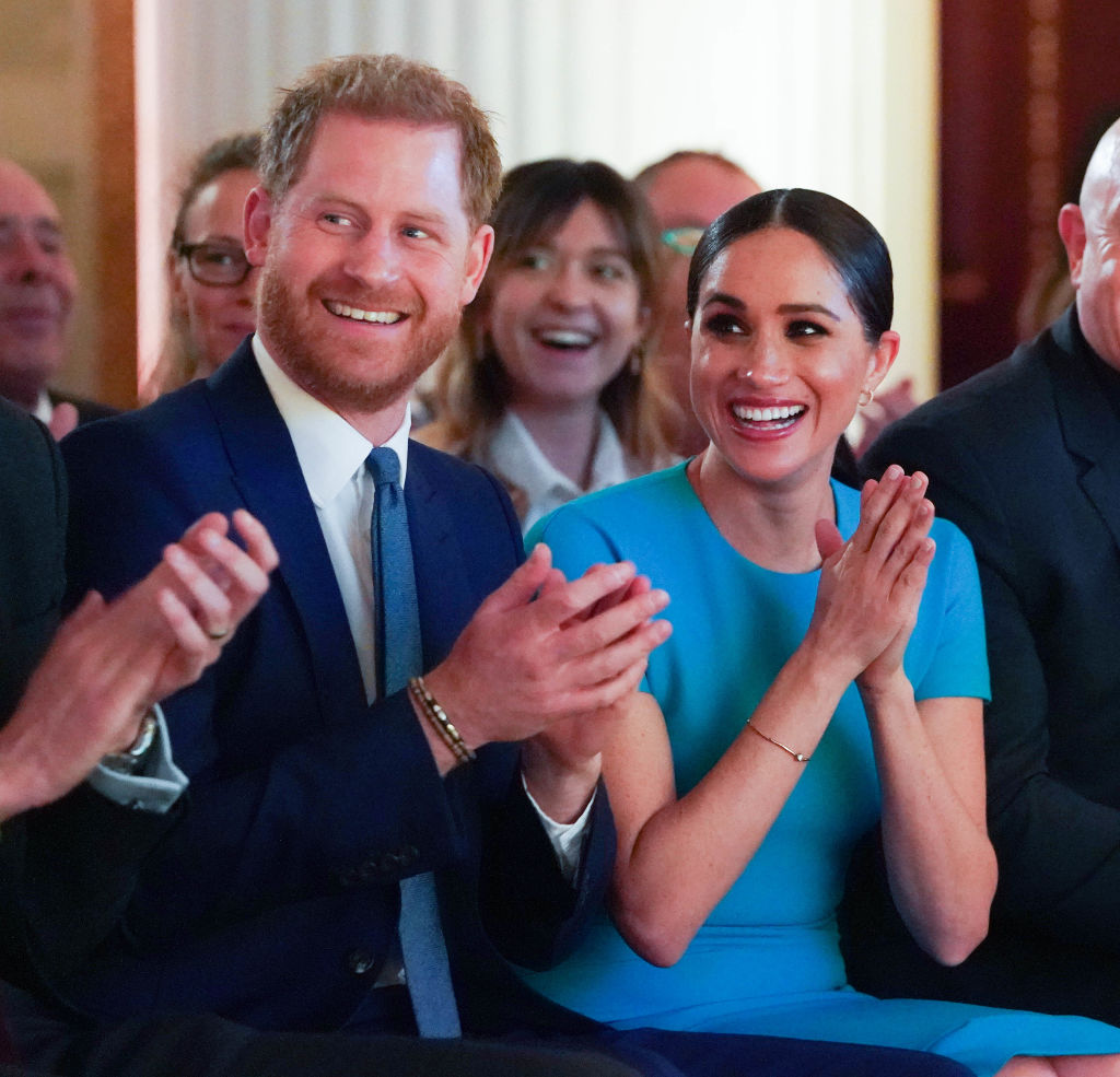 Prince Harry and Meghan, Duchess of Sussex attend the annual Endeavour Fund Awards at Mansion House on March 5, 2020