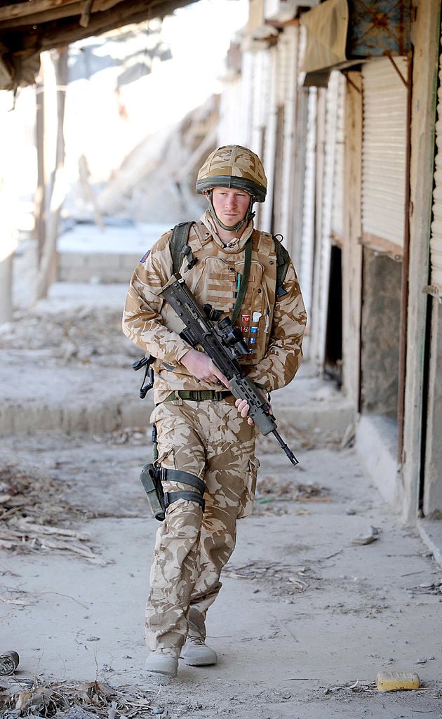 Prince Harry on patrol in Afghanistan