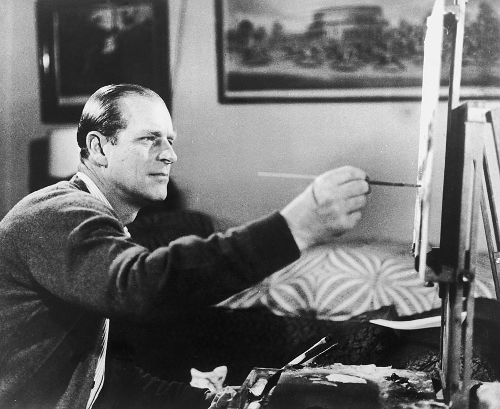 Prince Philip painting in 1969