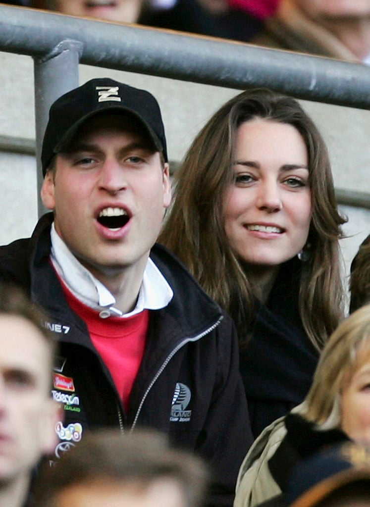 Kate Middleton and Prince William in 2007