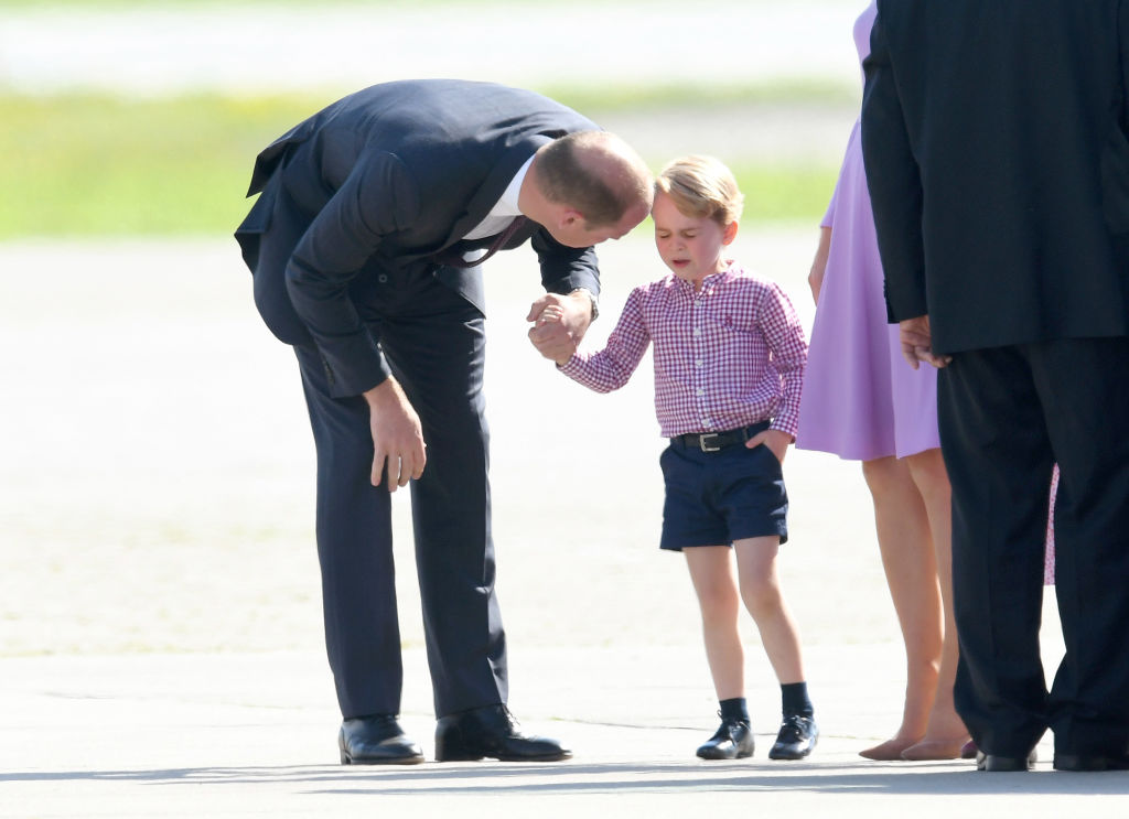 Prince William and Prince George in 2016