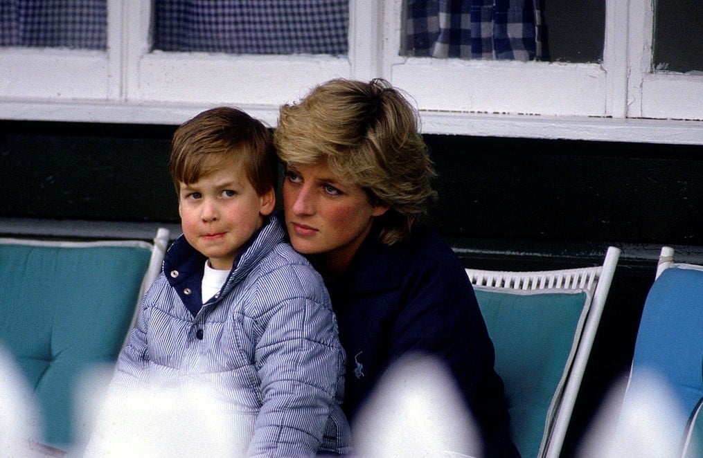Prince William and Princess Diana