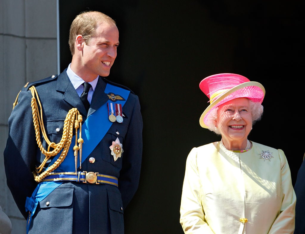Prince William and Queen Elizabeth II in 2015
