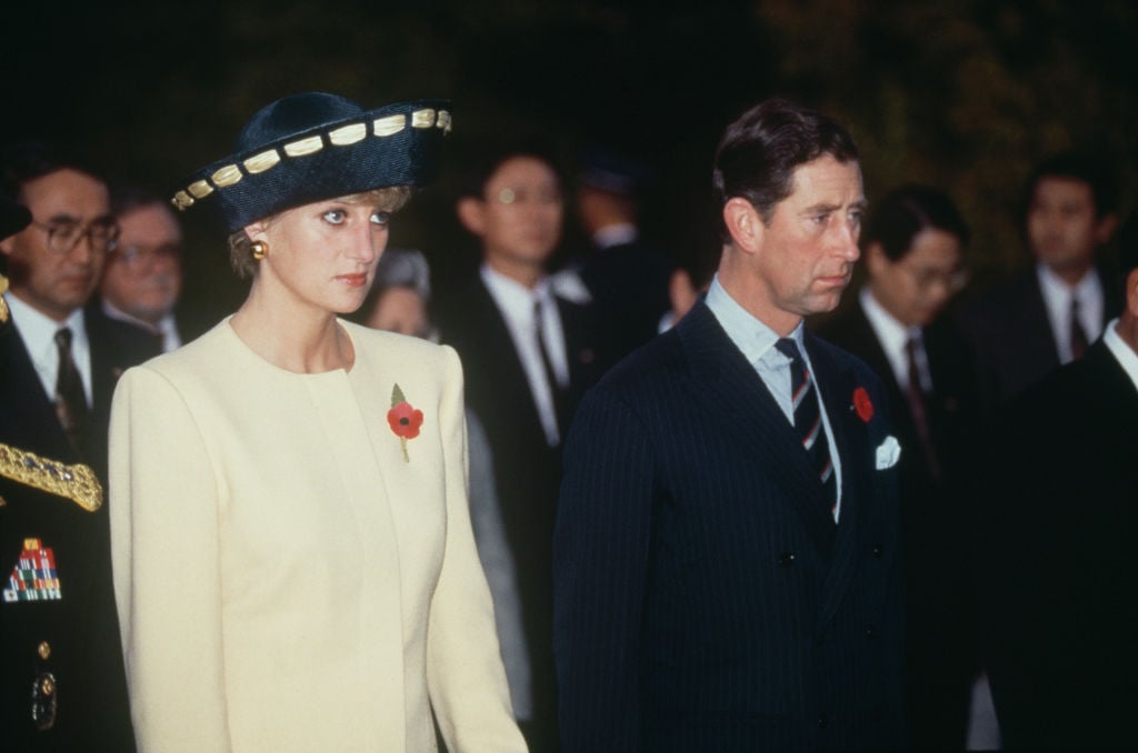 Princess Diana and Prince Charles in 1992