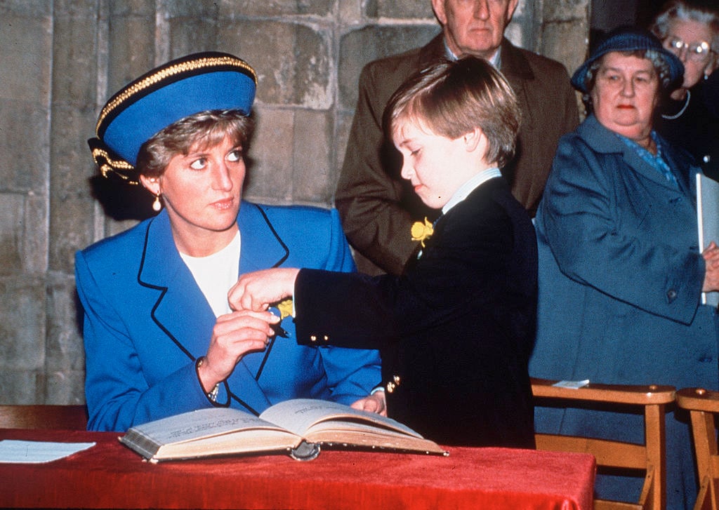 Princess Diana and Prince William