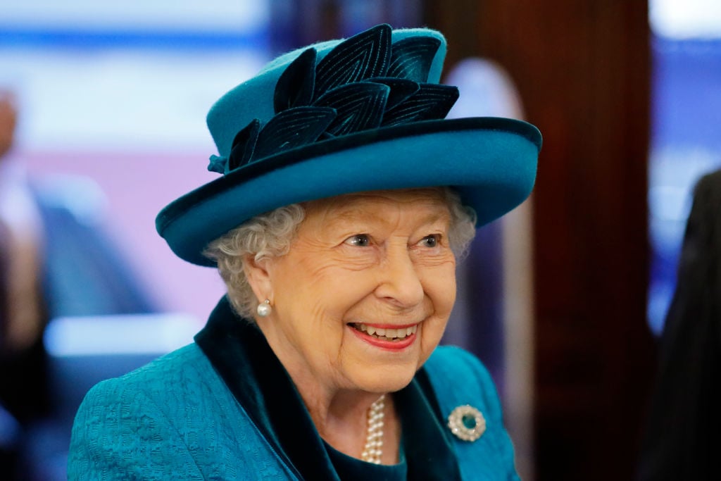 Queen Elizabeth smiling