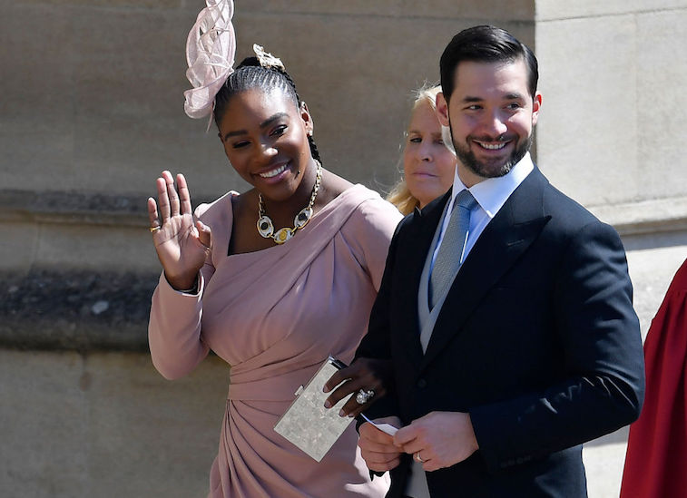 Serena Williams attends Harry and Meghan's royal wedding in 2018