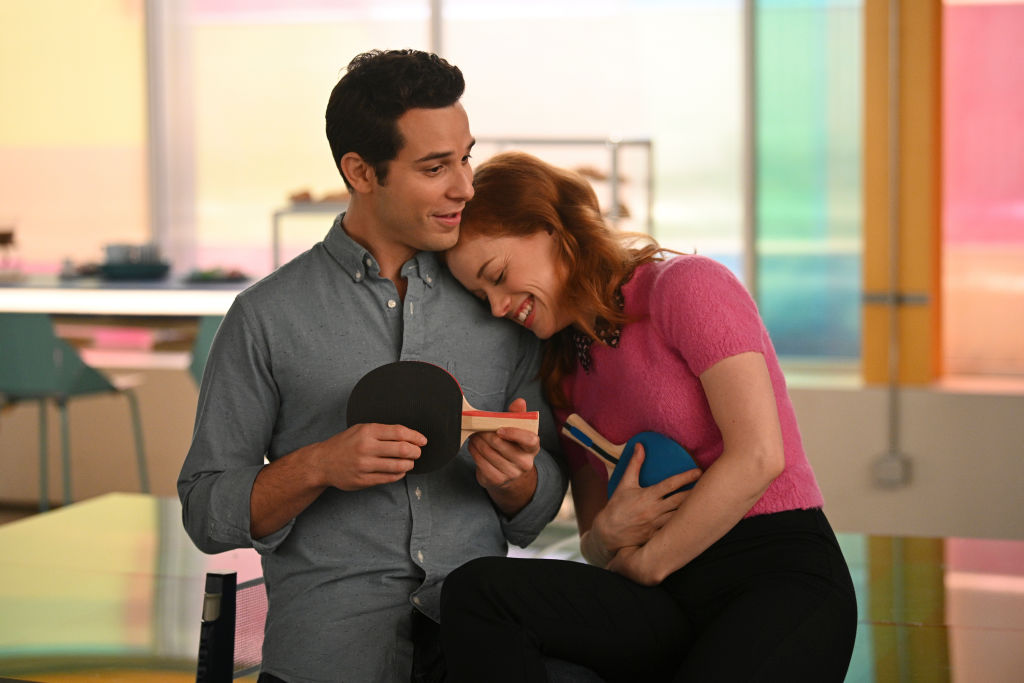 Skylar Astin and Jane Levy as Max and Zoey| Sergei Bachlakov/NBC/NBCU Photo Bank via Getty Images