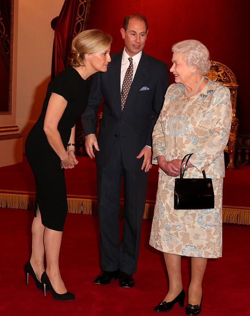 Queen Elizabeth with Sophie and Prince Edward