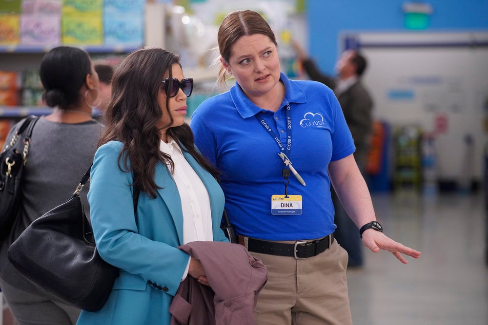 Superstore on X: A tender moment between Dina & Sandra that has