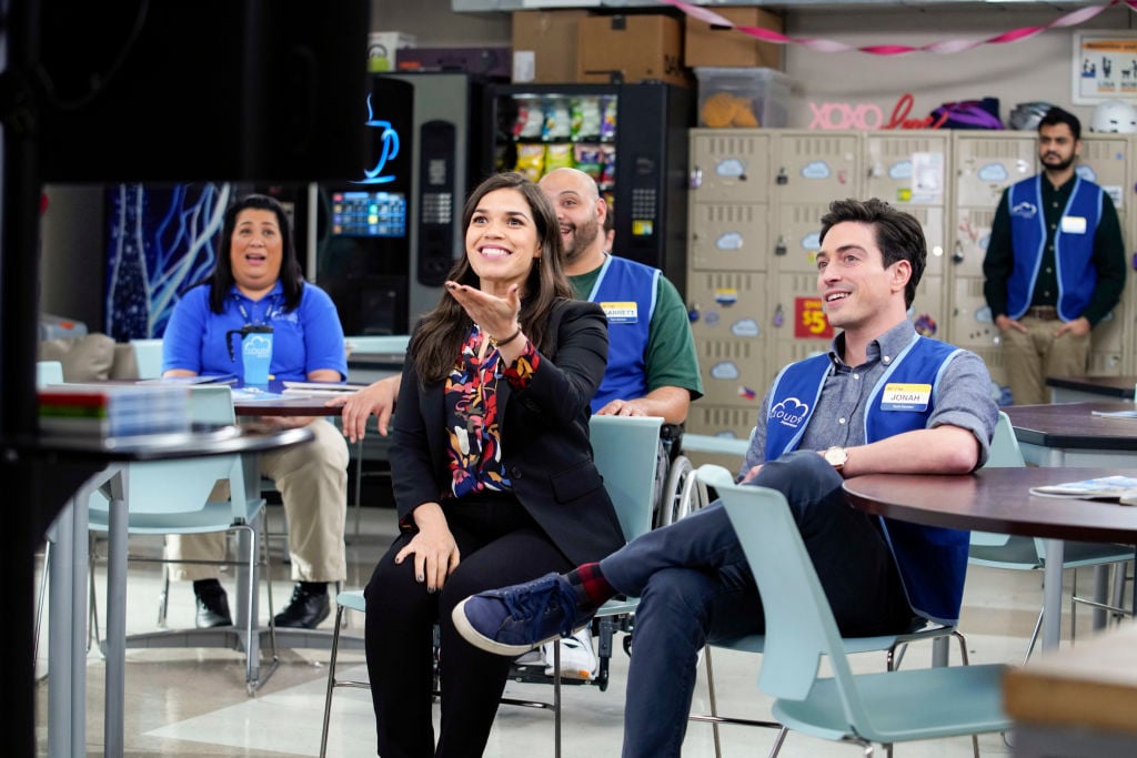 Ben Feldman and America Ferrera of Superstore attend the